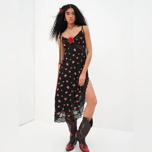 FOR LOVE AND LEMONS Wren Midi Dress